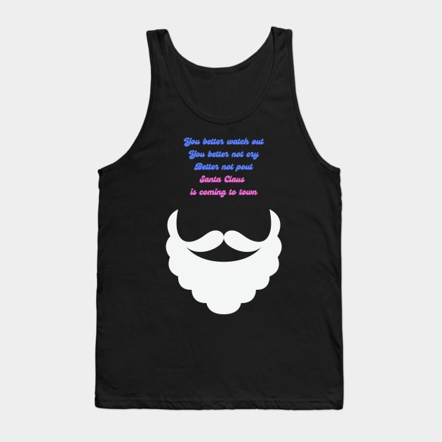 santa you better watch out Tank Top by matze-design